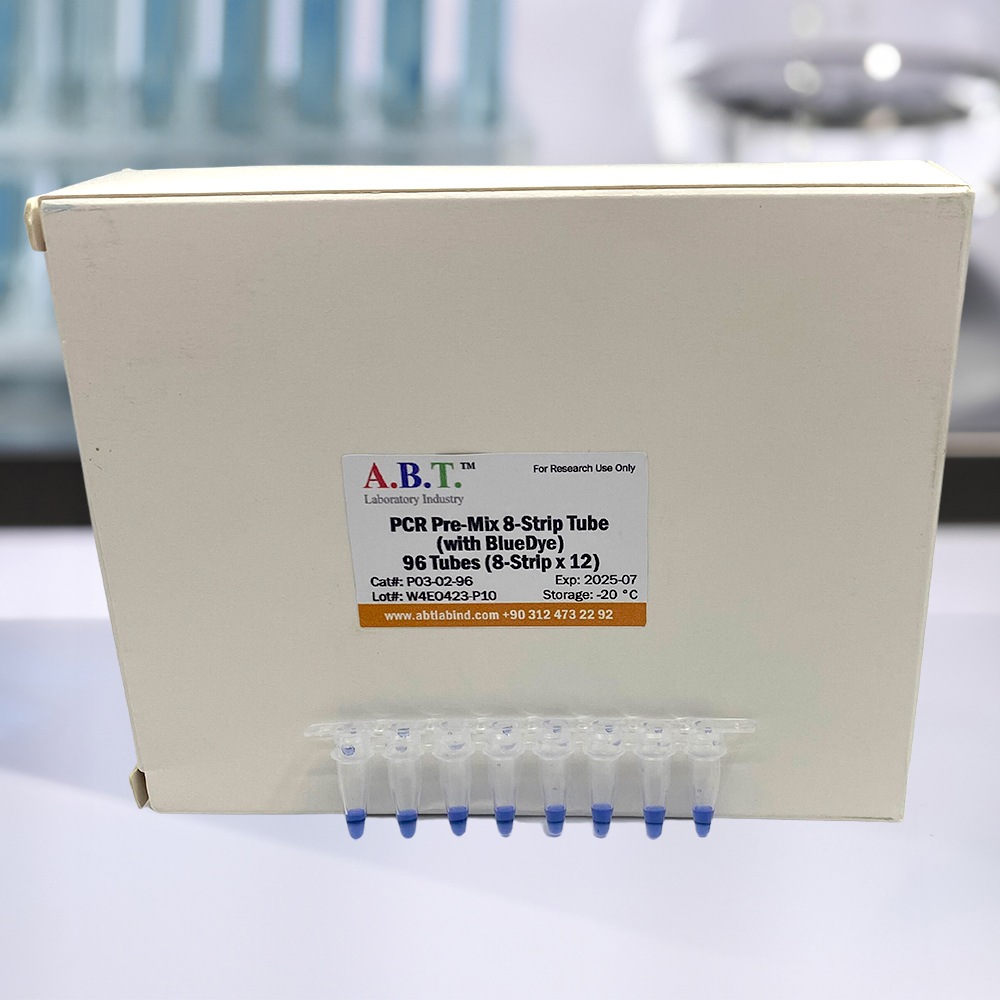 A.B.T.™ PCR PreMix  8-strip Tube (with BlueDye)